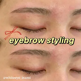 アイブロウ WHITE EYE 堺東/勇　のどかのマツエク・マツパデザイン