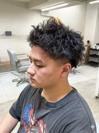 パーマ メンズ メンズ特化/ツイスパ 朝ラクセット 颯のヘアスタイル