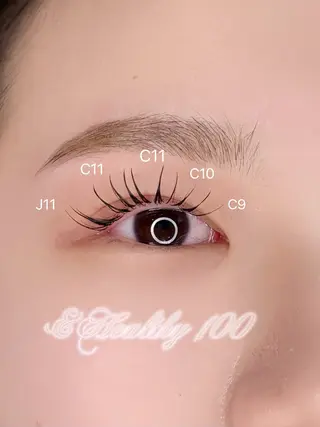 マツエク・マツパ WILLOW所属・WILLOW　熊谷 英恵のマツエク・マツパデザイン