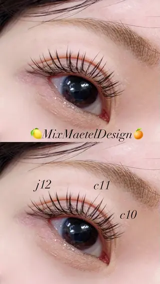 マツエク・マツパ TRU NAIL＆EYE表参道店所属・🌺TRU Halu🐬のマツエク・マツパデザイン