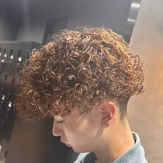 パーマ メンズ 🔥フェザーパーマ 特化🔥勇斗のヘアスタイル