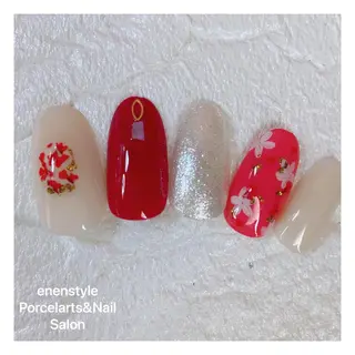 ミディアム ネイル 👑enen style👑のネイルデザイン