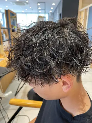 メンズ ✨愛知県初アイロン パーマ/ 瀬見井✨のヘアスタイル