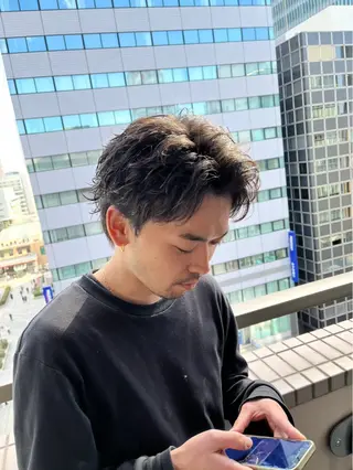 ミディアム 💈✨メンズカット／ YUNA💈✂のヘアスタイル