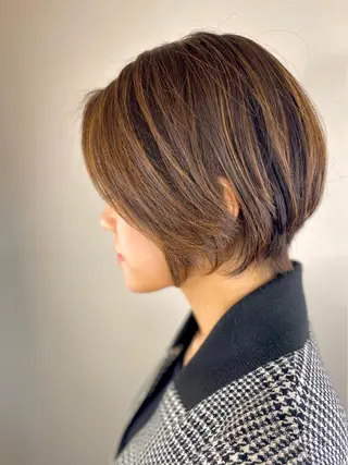 ショート カラー Lien 深井店のヘアスタイル