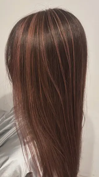 ロング カラー 安藤 聖麻のヘアスタイル