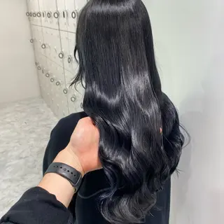 セミロング カラー ヘアアレンジ 韓国風ベージュ🤎 赤みなし🌿横浜🤎のヘアスタイル