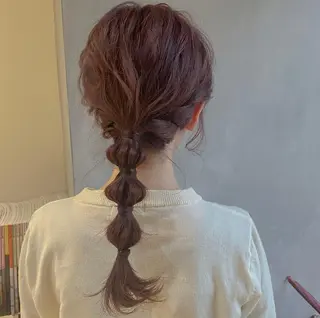 カラー ヘアアレンジ hana ROCCO3rdのヘアスタイル