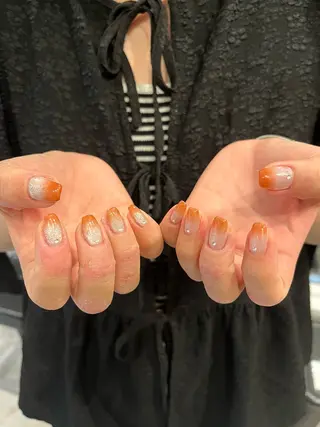 ネイル 🩷ྀི暖色カラー 🫧ྀིススマゴチヨのヘアスタイル