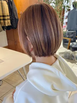 ショート 🌿透明感カラー 松本麻里奈🌼のヘアスタイル