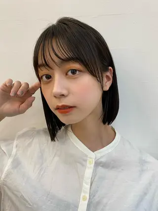 ショート カラー パーマ 🪭risa 暖色/レイヤー🪭のヘアスタイル