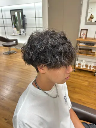 パーマ ながの みさきのヘアスタイル