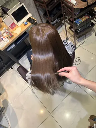 ロング カラー 🩵レイヤー✖︎ 髪質改善🩵リョウヤのヘアスタイル