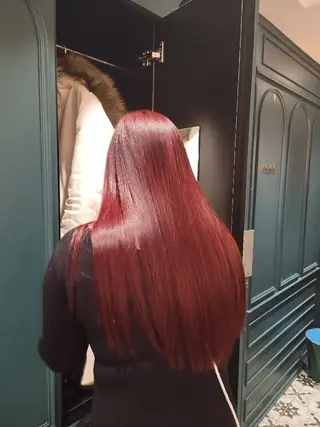 カラー ロング 【メンズカット/パー マ✂️】momo🌷のヘアスタイル