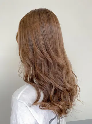 セミロング カラー 【透明感、艶髪】西村 有司のヘアスタイル