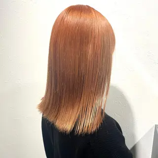 セミロング カラー shiho .のヘアスタイル