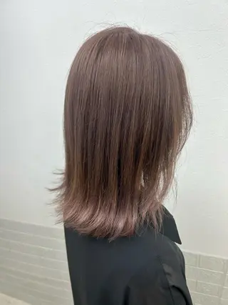 カラー ダブルスキルエクステ /羽エクステ白石宇由のヘアスタイル