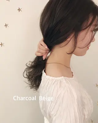 セミロング 市川 千夏のヘアスタイル