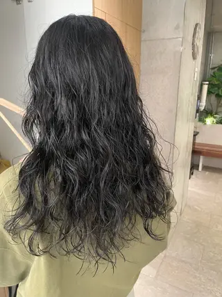 セミロング カラー パーマ 🎀レイヤー/パーマ カラー/ai🎀のヘアスタイル