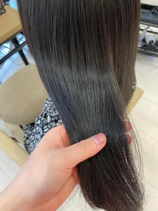 セミロング 新宿/韓国ヘア 中明度カラー/かやのヘアスタイル