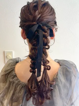 ロング ヘアアレンジ 札幌 ヘアアレンジ 🍎 タナカセリナのヘアスタイル
