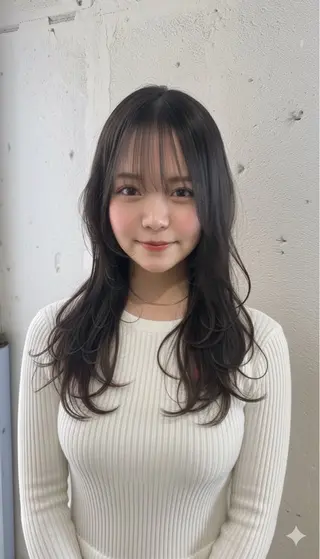 ロング hair works HELM所属・kato himariのヘアスタイル