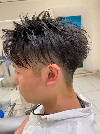 メンズ メンズパーマ 副店長ユウタのヘアスタイル