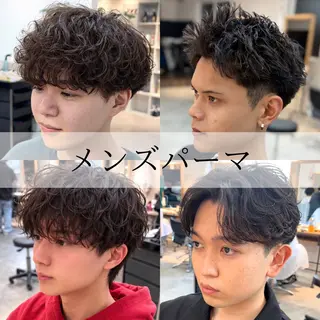 パーマ メンズ 男の理想を叶える🔥 メンズパーマ特化｜関のヘアスタイル