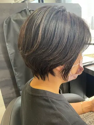 ショート カラー ショート/脱白髪染め ☆宇﨑悠実のヘアスタイル