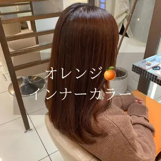 セミロング カラー シールエクステ✨️韓 国羽エクステ🪽和希のヘアスタイル