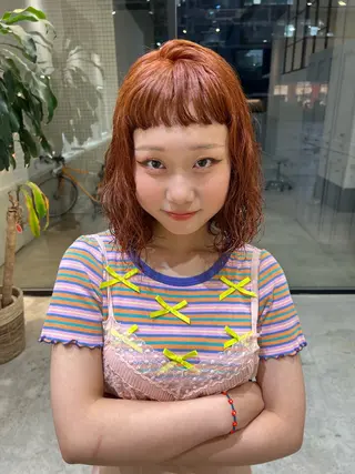 ミディアム 🌺名古屋ハイトーン デザインSOLA🌺のヘアスタイル