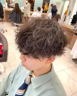 ショート パーマ メンズ 【メンズ特化】 池田大成✂︎のヘアスタイル