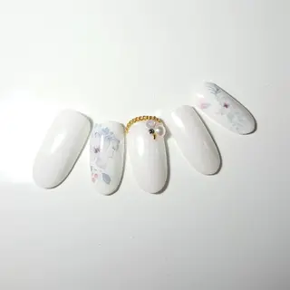 ネイル 下妻ネイルサロン/ 持ちの良いネイルのネイルデザイン