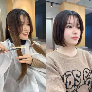 ミディアム ✨髪質改善特化✨副 店長椎葉信乃介のヘアスタイル