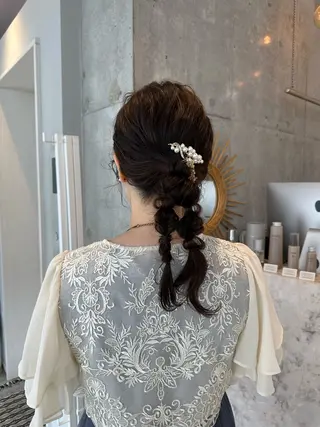 セミロング さとう あやかのヘアスタイル