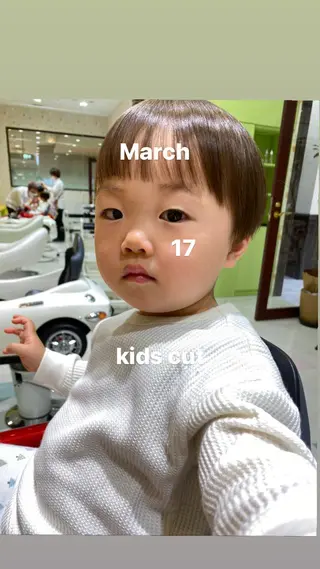 メンズ キッズ 山崎 航のヘアスタイル