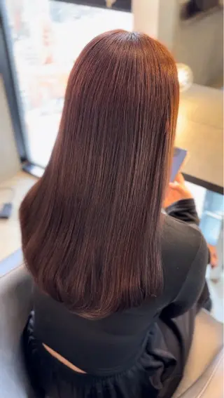 セミロング 海外風ヘア 野田光也のヘアスタイル