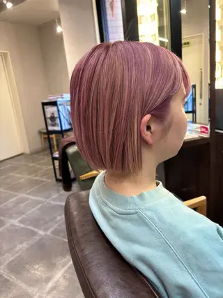 ショート 長内  大明のヘアスタイル