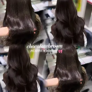 セミロング カラー 韓国系艶髪🎀 miyuuのヘアスタイル