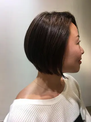 ショート 松野 有美香のヘアスタイル