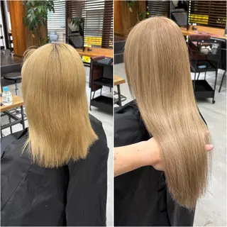 ロング カラー KEISUKE🐶 カラー✨エクステのヘアスタイル