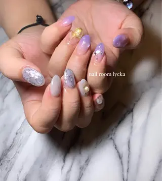 ネイル ﾈｲﾙﾙｰﾑﾘｯｶ 𝐦𝐚𝐲𝐮のネイルデザイン