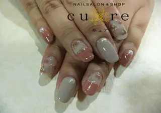 ミディアム ネイル ネイルサロン Cureのネイルデザイン