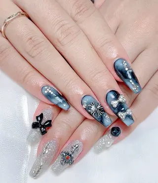 ネイル M🌷nail 長さだし専門店のネイルデザイン