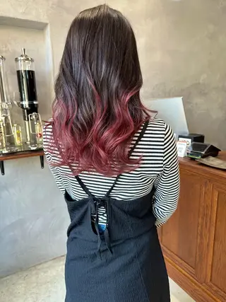 セミロング カラー 廣瀬双葉 トップスタイリストのヘアスタイル