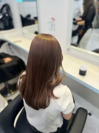 ロング カラー 暖色🩷透明感カラー ♡Maika♡のヘアスタイル