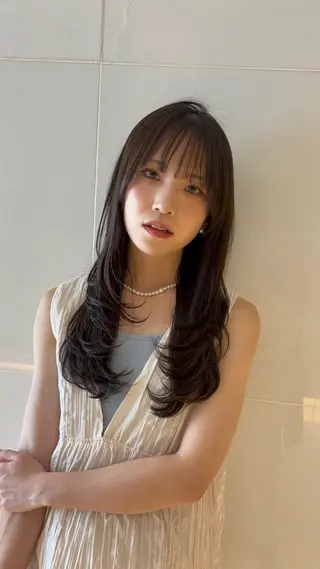 ロング Ayano‪‪🎀似 合わせ×透明感🎀のヘアスタイル