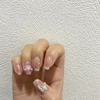 ネイル パラあり！フィルイン 美フォルムのネイルデザイン
