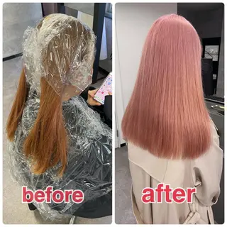 ロング カラー ハイトーンエクステ 🎩カズキ🎩のヘアスタイル