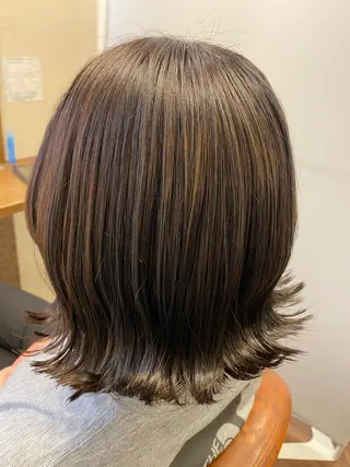 ミディアム カラー liL  hair サトウリョウタのヘアスタイル